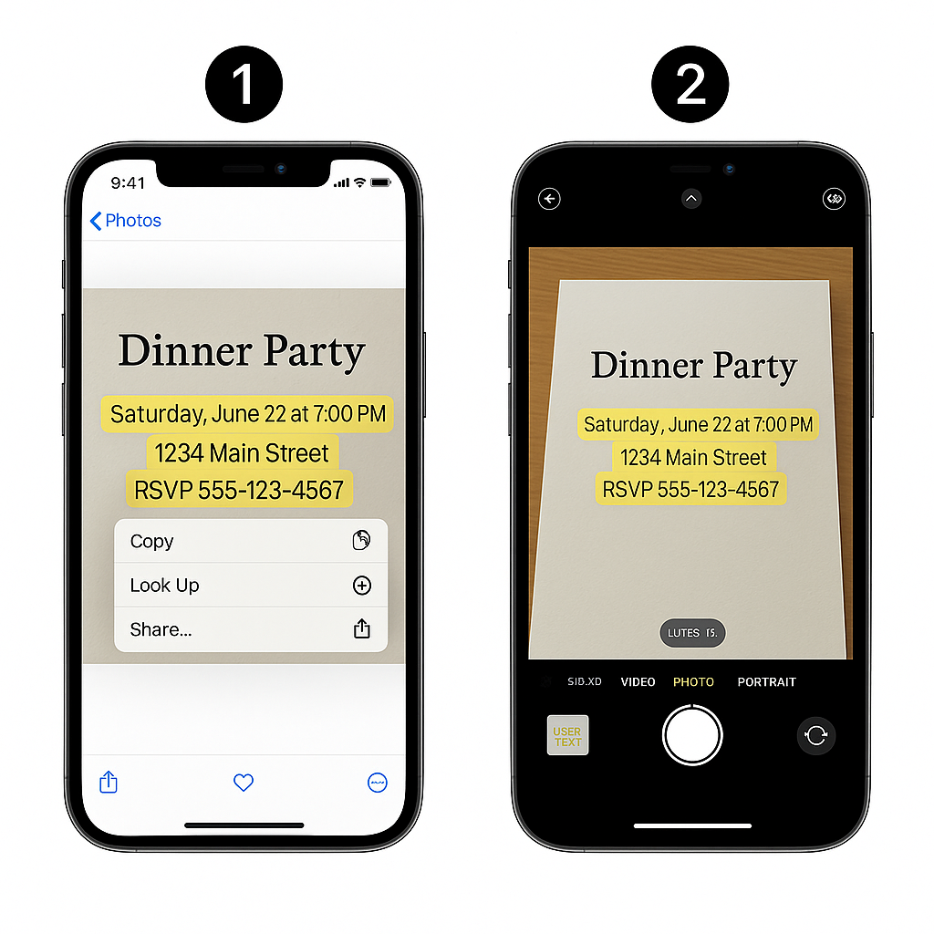 How to Extract and Edit Text Directly from Photos (Live Text)